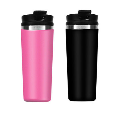 Taça de café de aço colorido logotipo canecas de viagem manter a bebida quente frio 12-24h