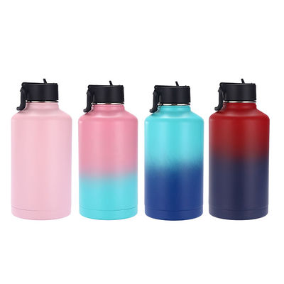 Ferro inoxidável Metal isolado Gym garrafa de água de grande capacidade para todas as necessidades de fitness