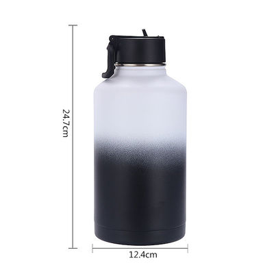 Ferro inoxidável Metal isolado Gym garrafa de água de grande capacidade para todas as necessidades de fitness