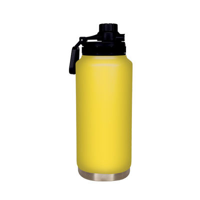 Logotipo personalizado Copo Directo Garrafa de Água de Aço Inoxidável 32 oz 1000ml Copo de Metal Isolado