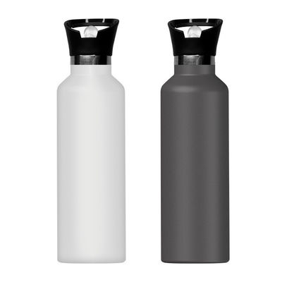 Mantenha as suas bebidas na temperatura perfeita com a nossa garrafa esportiva de aço inoxidável de 750 ml