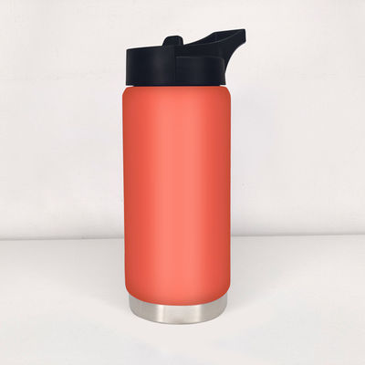 Copo recto 550 ml frasco de boca larga isolado com tampa