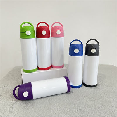 12oz Sublimação Bebês Tumblers garrafa de água para crianças com aço inoxidável dentro