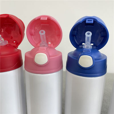 12oz Sublimação Blank Branco Bebê Garrafa de aço inoxidável Dupla parede Vacuum Bebê Garrafa de água