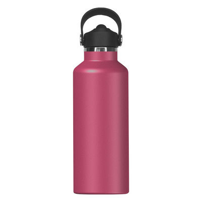 Garrafa de água isolada de aço inoxidável portátil de 650 ml para desporto estilo de design de campo