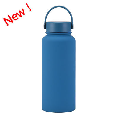 Flask isolado a vácuo com logotipo personalizado 2023 Candy Color Stainless Steel Sports Kettle