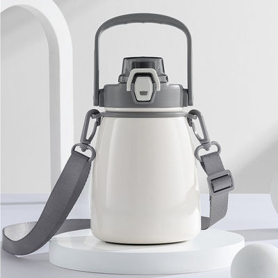 Bottle de água de aço inoxidável isolado, embalagem impressa personalizada, marcada para tipo de bebida