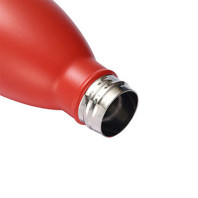 Função Garrafa de água reutilizável com tampa de 1 litro de aço inoxidável isolado para desporto