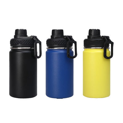 Garrafa de água personalizada de parede dupla para viagens de festa de aço inoxidável e punho incluído