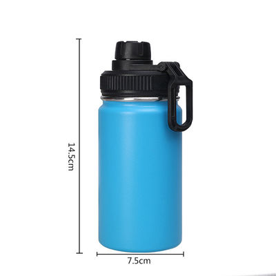 Garrafas de água reutilizáveis Esportes Flascas de vácuo isoladas de aço inoxidável com cabo