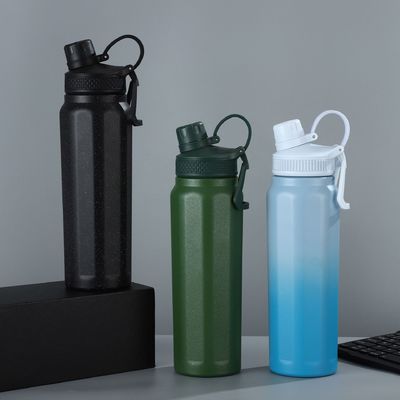 Pavo Azul Vacuum Sports Flask térmico de aço inoxidável