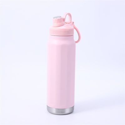 Flasca de vácuo de aço inoxidável de tipo metálico Flasca térmica esportiva isolada 32 oz garrafa de água