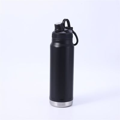 Flasca de vácuo de aço inoxidável de tipo metálico Flasca térmica esportiva isolada 32 oz garrafa de água