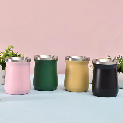 Logotipo personalizado aceitável de aço inoxidável Vacuo isolado caneca de viagem para os amantes do chá