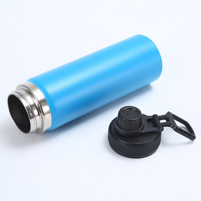 650ml Garrafa de Água de Ginásio Metal Tubler de aço inoxidável para esportes ao ar livre Portátil