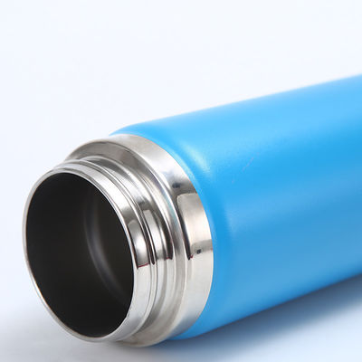 650ml Garrafa de Água de Ginásio Metal Tubler de aço inoxidável para esportes ao ar livre Portátil