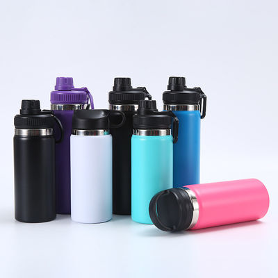 650ml Garrafa de Água de Ginásio Metal Tubler de aço inoxidável para esportes ao ar livre Portátil