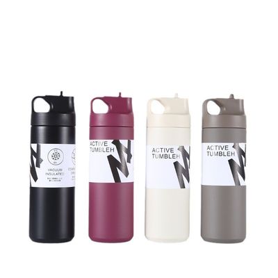 304 de aço inoxidável dentro de garrafa de vácuo de água tumbler com desenho animado e alça