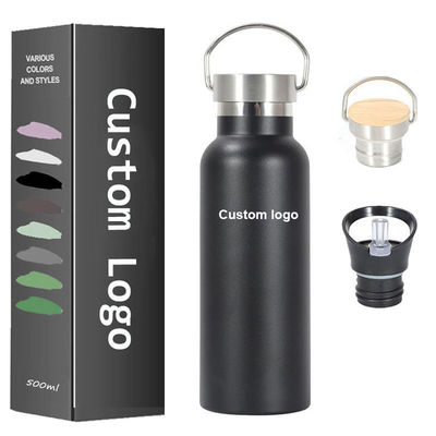 350 ml garrafa de viagem de parede dupla garrafa esportiva de aço inoxidável 304 para viagens ocasionais