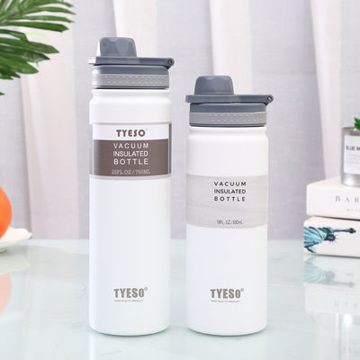 Desenho Desportivo 750ml Copo Directo Garrafa de Água de Aço Inoxidável com Boca Larga