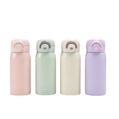 304 Thermos de aço inoxidável garrafa de água quatro cores rebotar garrafas para crianças 200ML/350ML