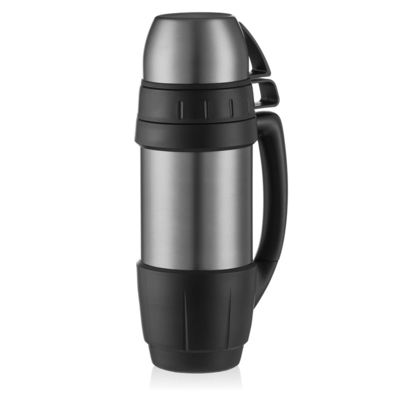 Flascas de vácuo 1000ml de parede dupla Termos de aço inoxidável Flasca de ginástica com logotipo