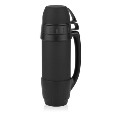 Flascas de vácuo 1000ml de parede dupla Termos de aço inoxidável Flasca de ginástica com logotipo