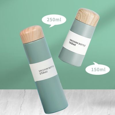 Mini 150ml 250ml garrafa de água isolada a vácuo para todas as idades portátil de aço inoxidável