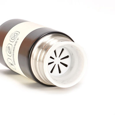 Customizado 304 de aço inoxidável termo BPA livre garrafa de água para crianças com tampa de madeira