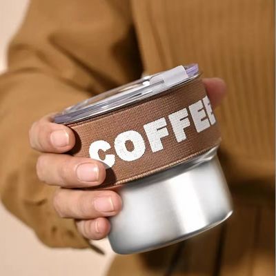 Copo de café de aço inoxidável 304 400ml Personalizado para dona de escritório