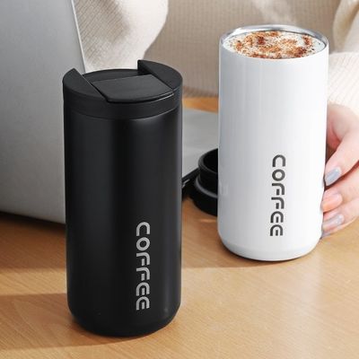 304 dentro e 201 fora de aço inoxidável isolado caneca de café para necessidades de negócios