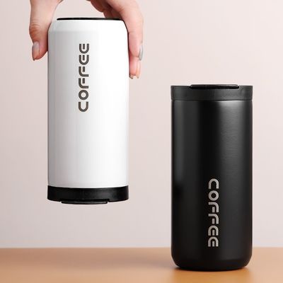 304 dentro e 201 fora de aço inoxidável isolado caneca de café para necessidades de negócios