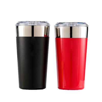 Logotipo personalizado Não-deslizante 304 Vintage Matte Black Coffee Mug Copo de viagem de aço inoxidável para 2023
