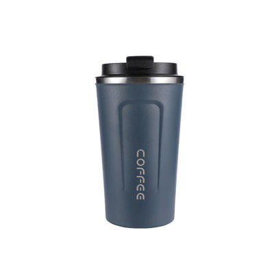 Impressão de logotipo personalizado Copo isolado a vácuo com tampa para garrafa de água de aço inoxidável