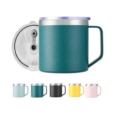 Tubarão de café isolado a vácuo de aço inoxidável com logotipo personalizado e design isolado