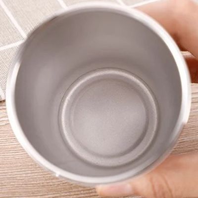 Taça de cerveja portátil de aço inoxidável para acampamento ao ar livre