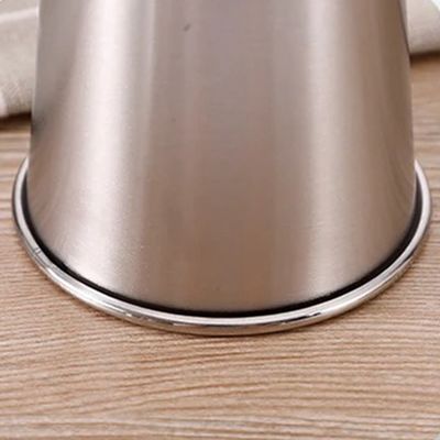 Taça de cerveja portátil de aço inoxidável para acampamento ao ar livre
