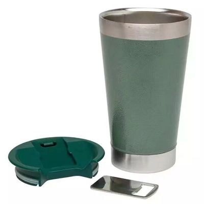 Copo de vácuo de aço inoxidável perfeito para acampar mantém as bebidas quentes e frias 12-24h
