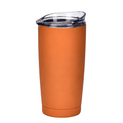 2023 Garrafas de água isoladas de parede dupla e tumblers de pó revestido de vácuo com logotipo