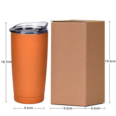 2023 Garrafas de água isoladas de parede dupla e tumblers de pó revestido de vácuo com logotipo