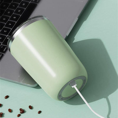 Não há mais derrames 350ml de aço inoxidável de viagem caneca de café com mistura magnética automática