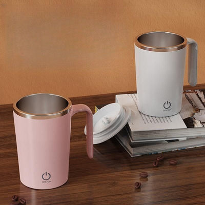 Oportunidade de viagem Diferença de temperatura de aço inoxidável cor-de-rosa Misturador de copos de café