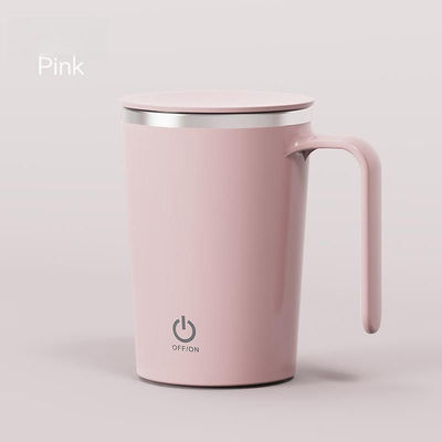 Oportunidade de viagem Diferença de temperatura de aço inoxidável cor-de-rosa Misturador de copos de café