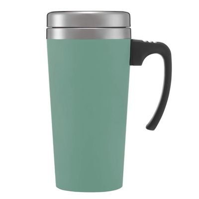 16oz Double Wall Stainless Steel Tea Cup com alça para armazenados em tipo de bebida
