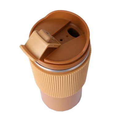 450ml Capacidade Dupla camada de aço inoxidável viagem caneca de café tumbler taça para reutilização