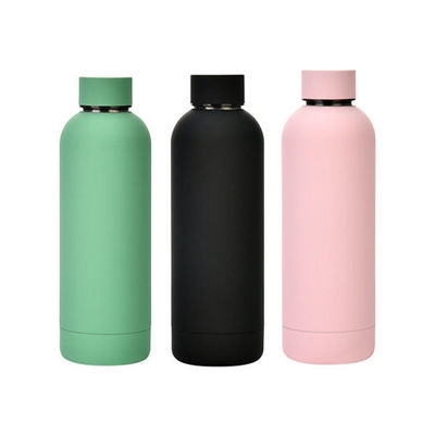 500 ml de frasco de vácuo de viagem de cilindro isolado de aço inoxidável 304