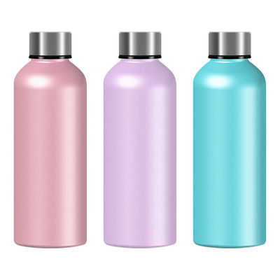 500 ml de frasco de vácuo de viagem de cilindro isolado de aço inoxidável 304