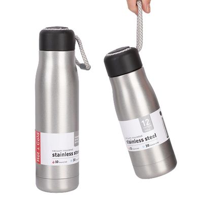 Bottle de água de aço inoxidável com parede dupla isolada aceitável para a sustentabilidade