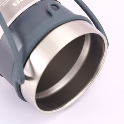 Taça de viagem portátil de aço inoxidável personalizada para acampamento e atividades ao ar livre