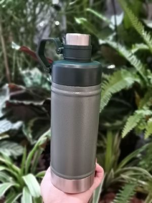 Amarela isolante de aço inoxidável garrafa de água Bpa livre de vácuo frasco 18oz 25oz frascos de água